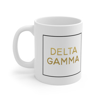 Delta Gamma Gold Box Coffee Mugs