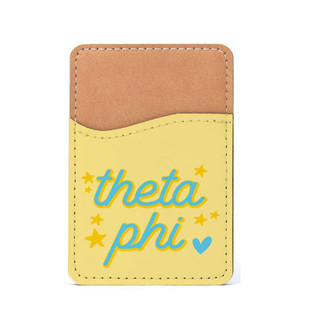 Theta Phi Alpha Stars Leatherette Card Pouch Phone Wallet 