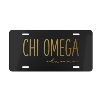 Chi Omega Alumna License Cover