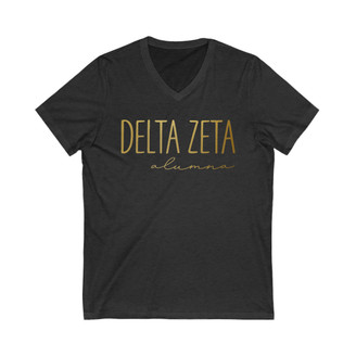 Delta Zeta Alumna V-Neck Tee