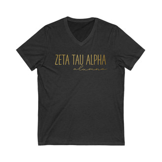 Zeta Tau Alpha Alumna V-Neck Tee