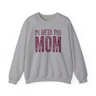  Pi Beta Phi Mom Crewneck Sweatshirts 