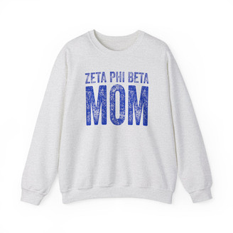 Zeta Phi Beta Mom Crewneck Sweatshirts