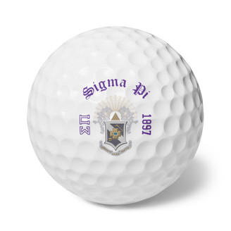 Sigma Pi Golf Balls, Set of 6