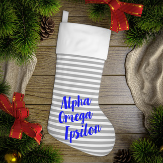 Alpha Omega Epsilon Holiday Stocking