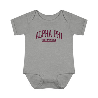  Alpha Phi In Training Onesie 
