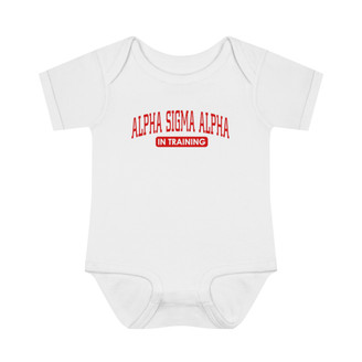 Alpha Sigma Alpha In Training Onesie