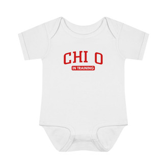 Chi Omega In Training Onesie