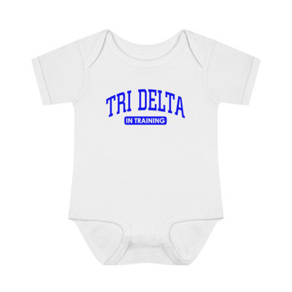Delta Delta Delta In Training Onesie
