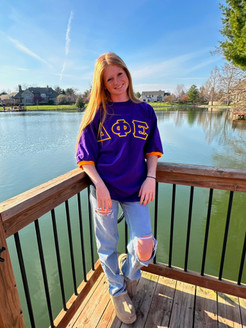 Delta Phi Epsilon Classic Lettered Jersey