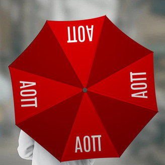 Alpha Omicron Pi Classic Umbrella