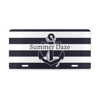 Personalized Boat Name License Plate Cover