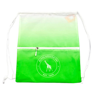 Sorority Shop Alpha Epsilon Phi Drawstring Cinch Bag 