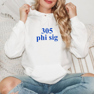 Area Code Phi Sigma Sigma Sweatpants & Hoodie Set