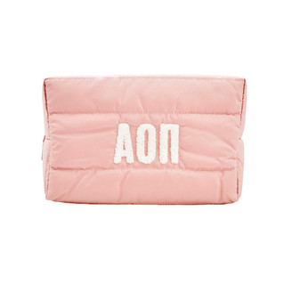  Alpha Omicron Pi Puffer Style Makeup Bag 