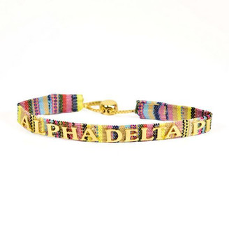 Sorority Shop Alpha Delta Pi Woven Bracelet 