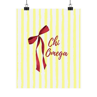 Chi Omega Matte Vertical Posters Prints