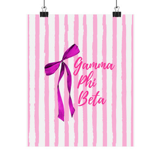 Gamma Phi Beta Matte Vertical Posters Print