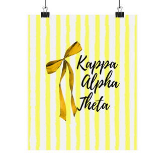 Kappa Alpha Theta Matte Vertical Posters Prints