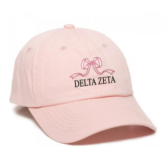  Delta Zeta Bows Baseball Cap 