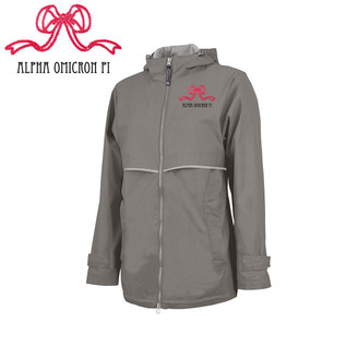  Alpha Omicron Pi New Englander Bows Rain Jacket 