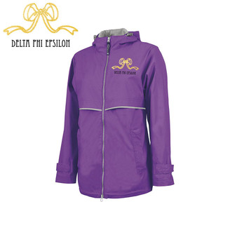  Delta Phi Epsilon New Englander Bows Rain Jacket 