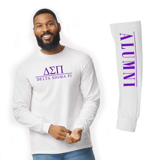 Greekgear Delta Sigma Pi Alumni Long Sleeve T-Shirt 