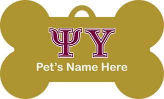 Psi Upsilon Pet Tag