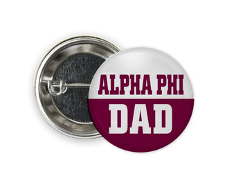  Alpha Phi Nickname Dad Pin Buttons 