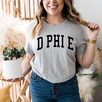 Printify Delta Phi Epsilon Basic Nickname Tee 