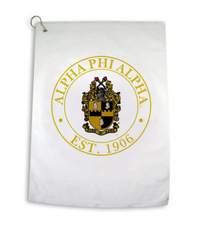 Greekgear Alpha Phi Alpha Crest Golf Towel 