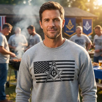 USA Mason Crewneck Sweatshirts