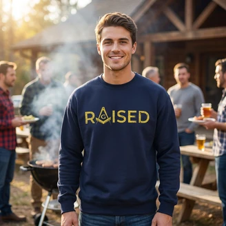 Raised Mason Crewneck Sweatshirts