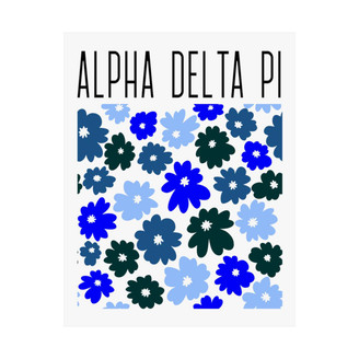  Alpha Delta Pi Floral Digital Download 