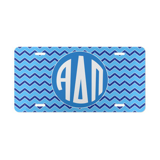  Alpha Delta Pi Monogram License Plate 