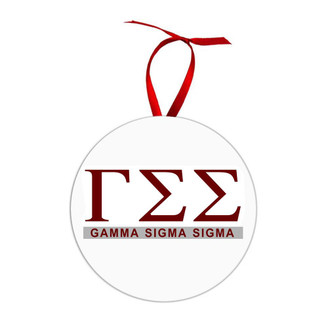  Gamma Sigma Sigma Classic Christmas Ornaments 