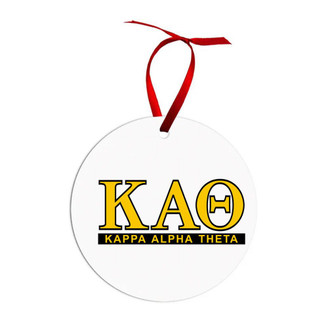  Kappa Alpha Theta Classic Christmas Ornaments 