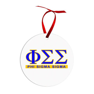  Phi Sigma Sigma Classic Christmas Ornaments 