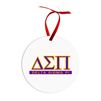  Delta Sigma Pi Classic Circle Ornaments 