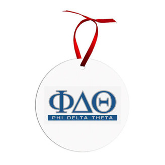  Phi Delta Theta Classic Circle Ornaments 