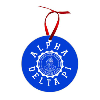  Alpha Delta Pi Shield  Christmas Ornaments 