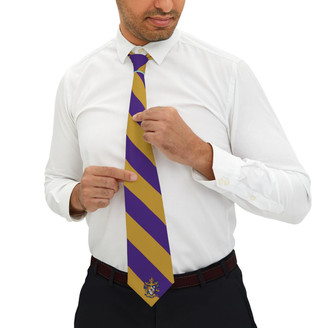  Sigma Alpha Epsilon Striped Necktie 