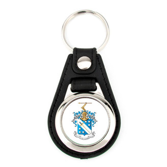  Phi Delta Theta Leatherette Teardrop Key Chain 