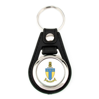  Alpha Tau Omega Leatherette Teardrop Key Chain 