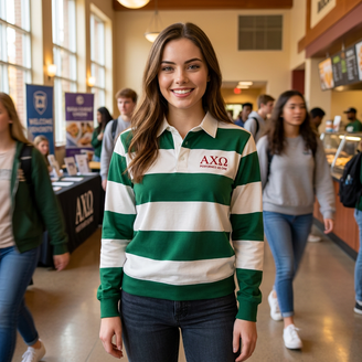 Alpha Chi Omega Classic Rugby Shirt