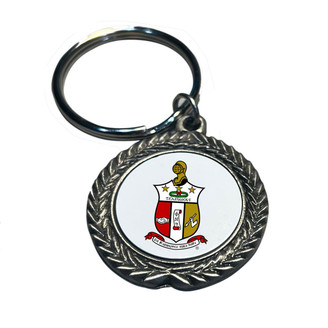  Kappa Alpha Psi Pewter Crest Key Chain - ON SALE 