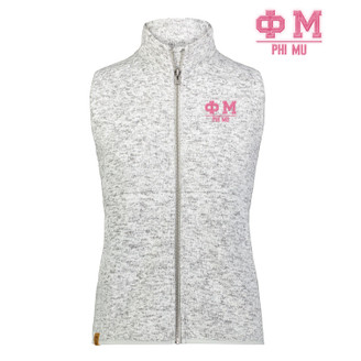 Phi Mu Alpine Sweater Fleece Vest
