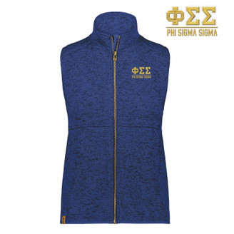 Phi Sigma Sigma Alpine Sweater Fleece Vest
