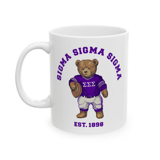  Sigma Sigma Sigma Teddy Bear Coffee Mugs 