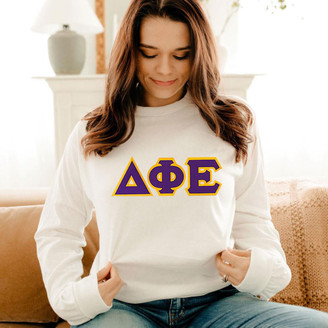  Delta Phi Epsilon - 2 Day Ship Twill Long Sleeve Tee 